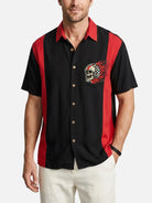 Men's Hot Rod Skull Racer Short Sleeve Shirt Eleven Oasis