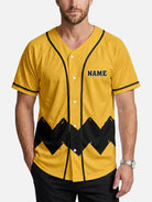 Men's Custom Retro Cartoon Baseball Team Short Sleeve Jersey Eleven Oasis
