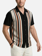 Men's Desert Highway Stripe Short Sleeve Shirt ElevenOasis