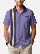 Men's Custom League Night Bowling Short Sleeve Shirt Eleven Oasis
