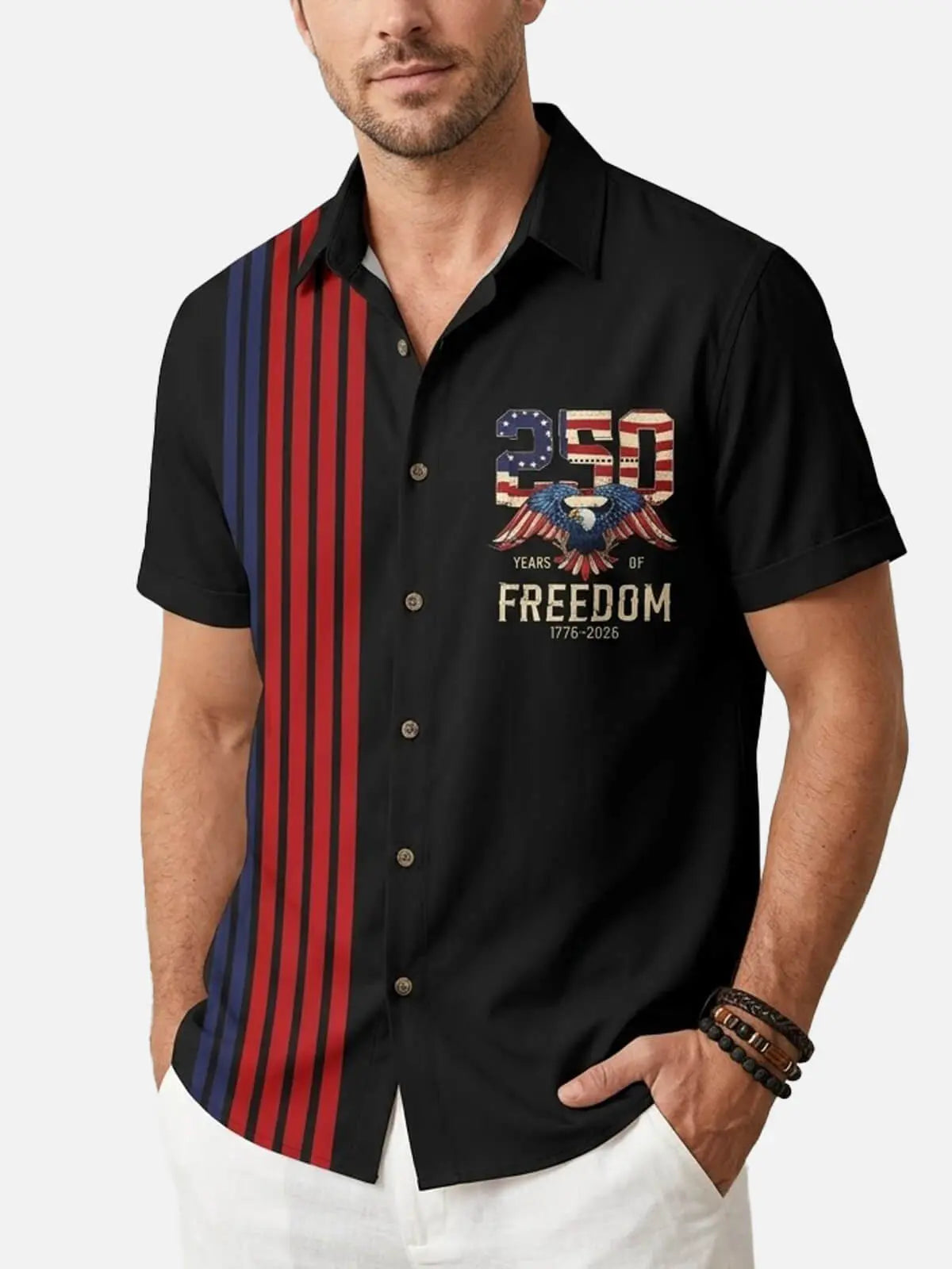 eagle short sleeve dress shirts Men's Regal Eagle Button Down Shirt