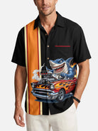 Men's Shark Hot Rod Short Sleeve Shirt Eleven Oasis