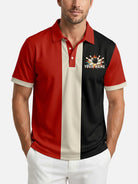Men's Custom Diner Strike Short Sleeve Polo Shirt Eleven Oasis