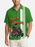 Men's Speed Monster Hot Rod Short Sleeve Shirt Eleven Oasis