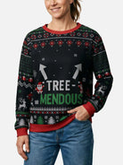 Nice Package & Tree-Mendous Couples Ugly Christmas Sweaters ElevenOasis
