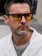 Contemporary Wayfarer Temple Accent Sunglasses Eleven Oasis