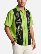 Men's Speed Shop Pinstripe Short Sleeve Shirt Eleven Oasis