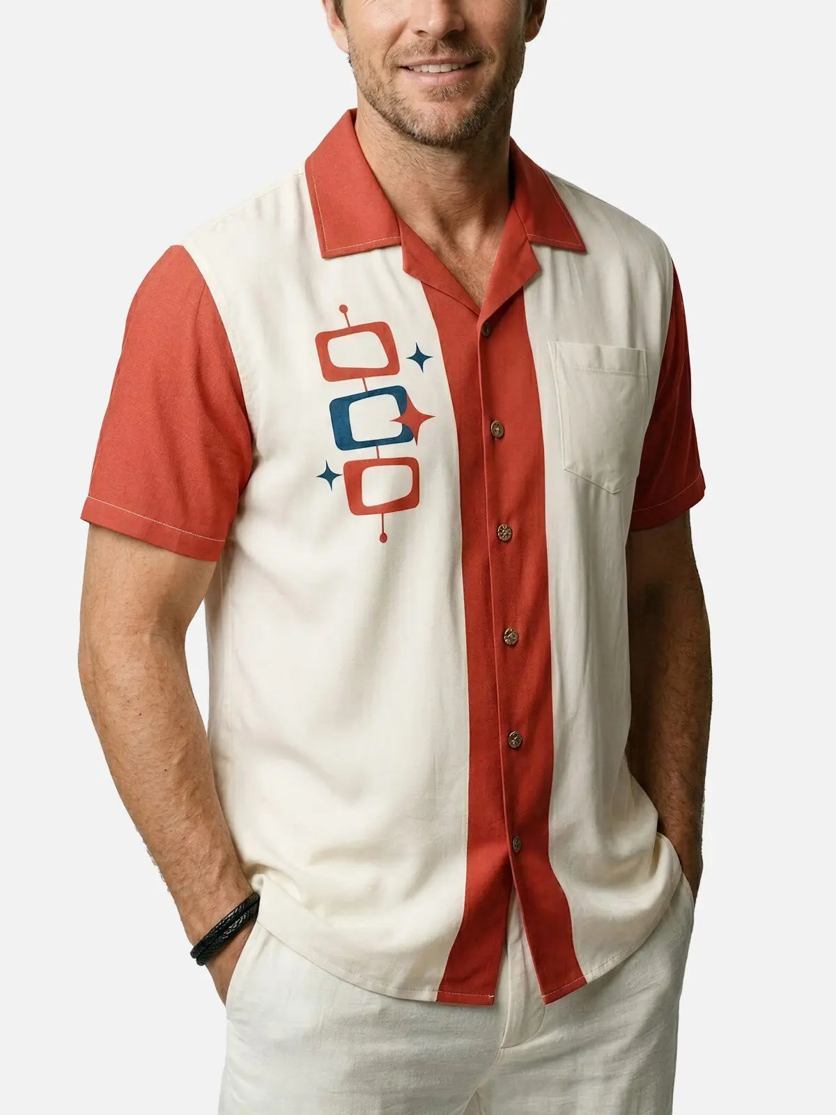 Men's Atomic Beacon Short Sleeve Shirt ElevenOasis