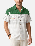 Men's Office Humor Excel Spreadsheet Short Sleeve Shirt ElevenOasis
