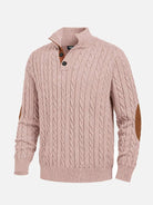 Men's Cable Knit Henley Slim Fit Sweater Eleven Oasis
