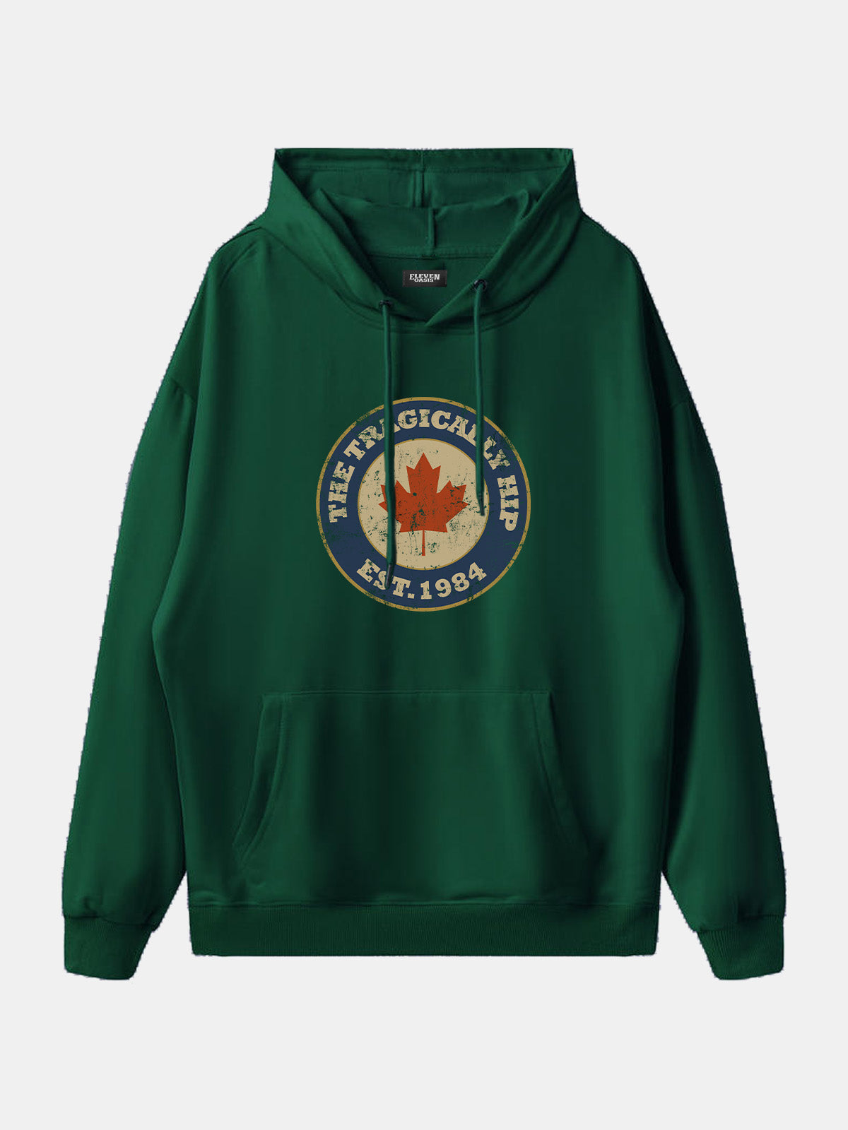 Tragically Hip Vintage Logo Hoodie Eleven Oasis