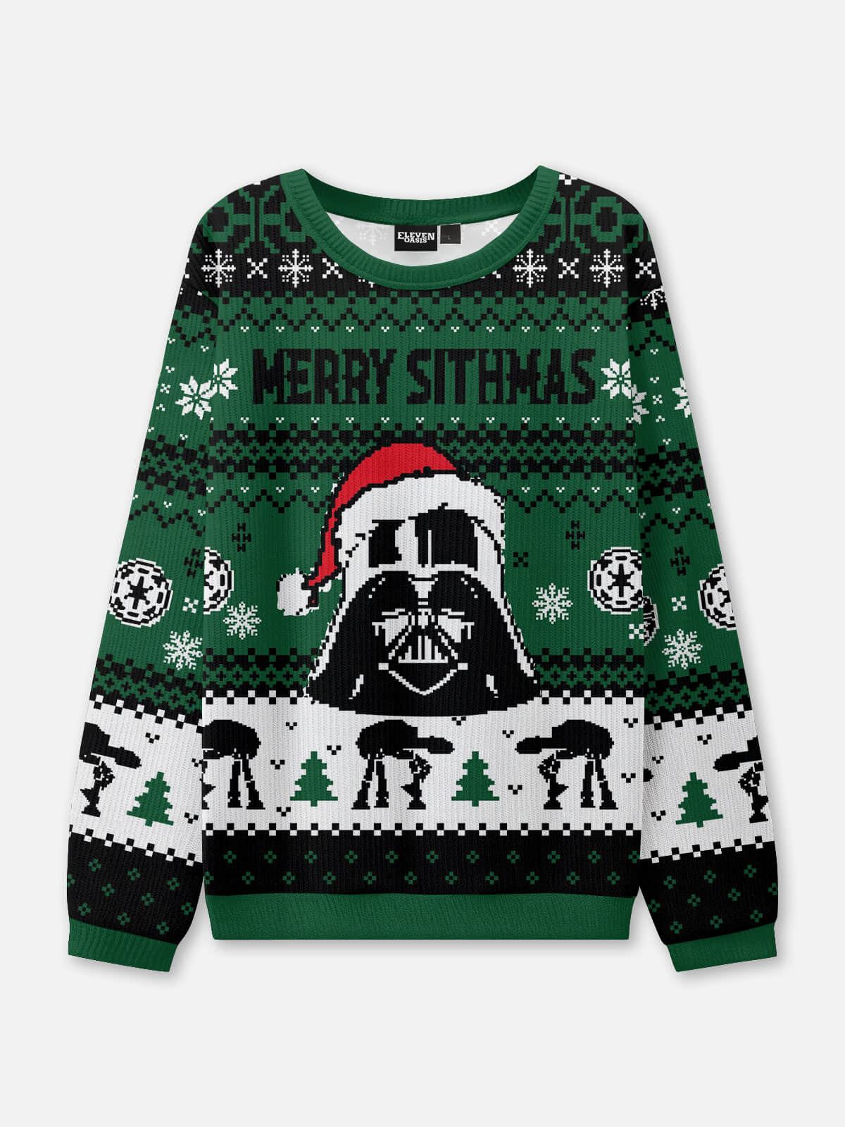 Ugly Christmas Sweater Merry Sithmas Sweatshirt ElevenOasis