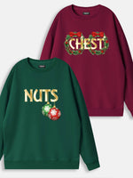 Chest / Nuts Classic Christmas Sweatshirts (Sold Individually) Eleven Oasis