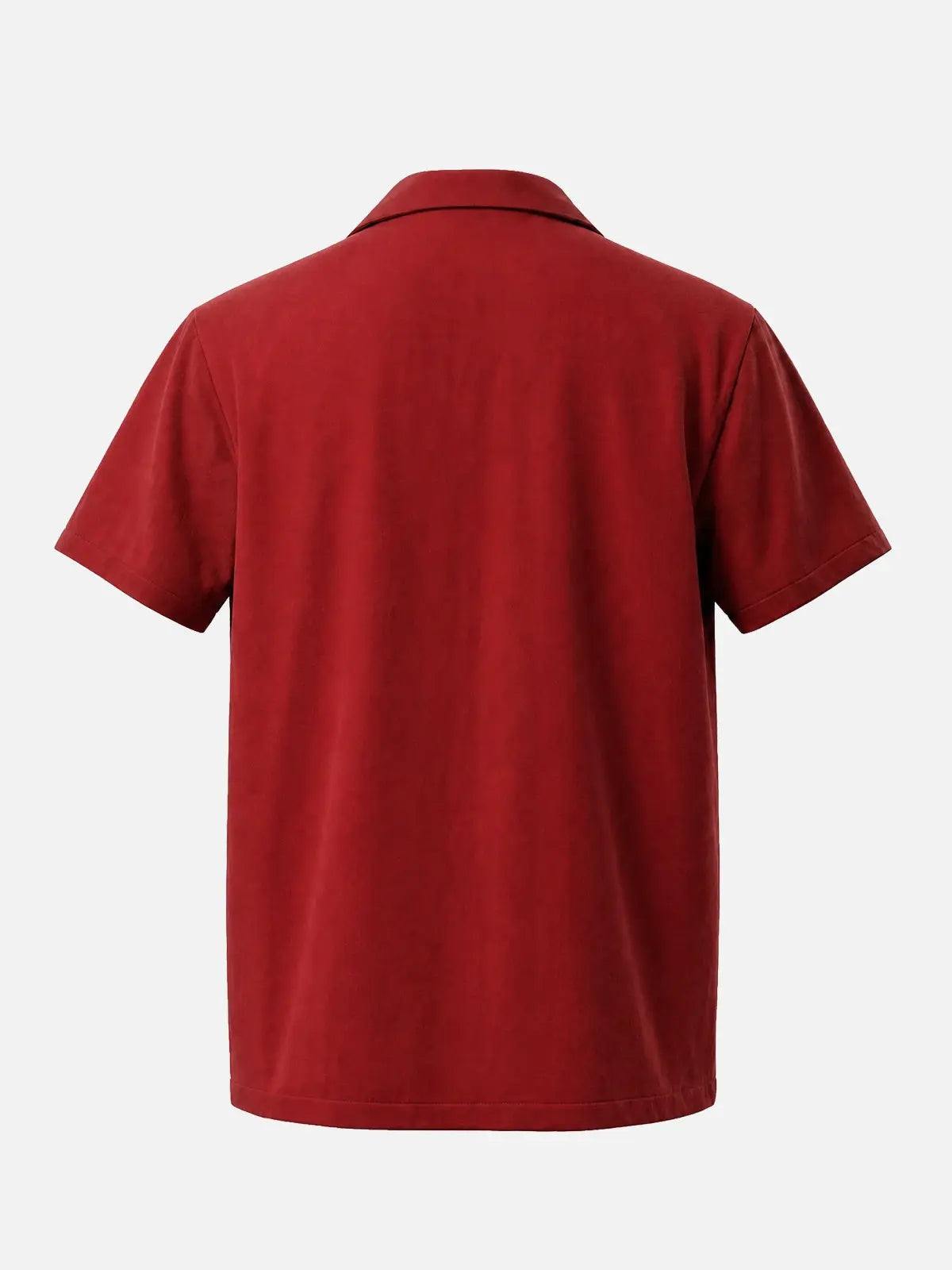Men's Heritage Panel Bowling Short Sleeve Shirt Eleven Oasis