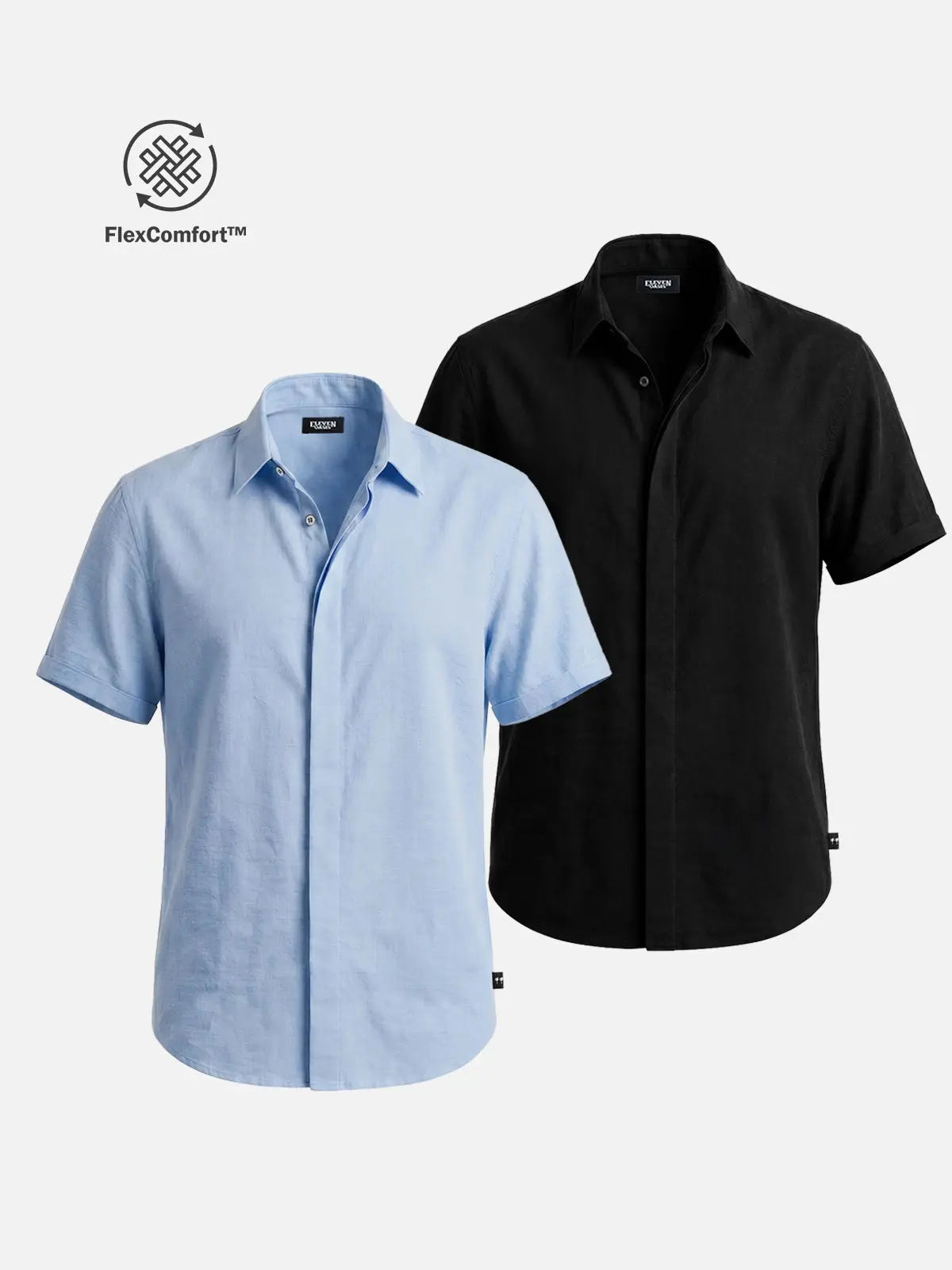 Men's FlexComfort? Classic Short Sleeve Shirt ElevenOasis