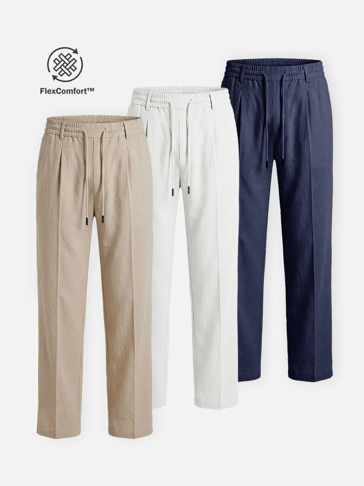 Tall Men's Relaxed FlexComfort™ Straight Leg Pants ElevenOasis