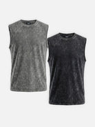 Men's Vintage Washed Cotton Tank Top ElevenOasis