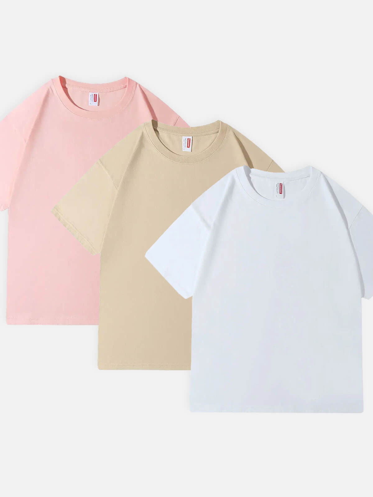 Soft Pastel Basic Cotton T-Shirt - 5 Colors Eleven Oasis