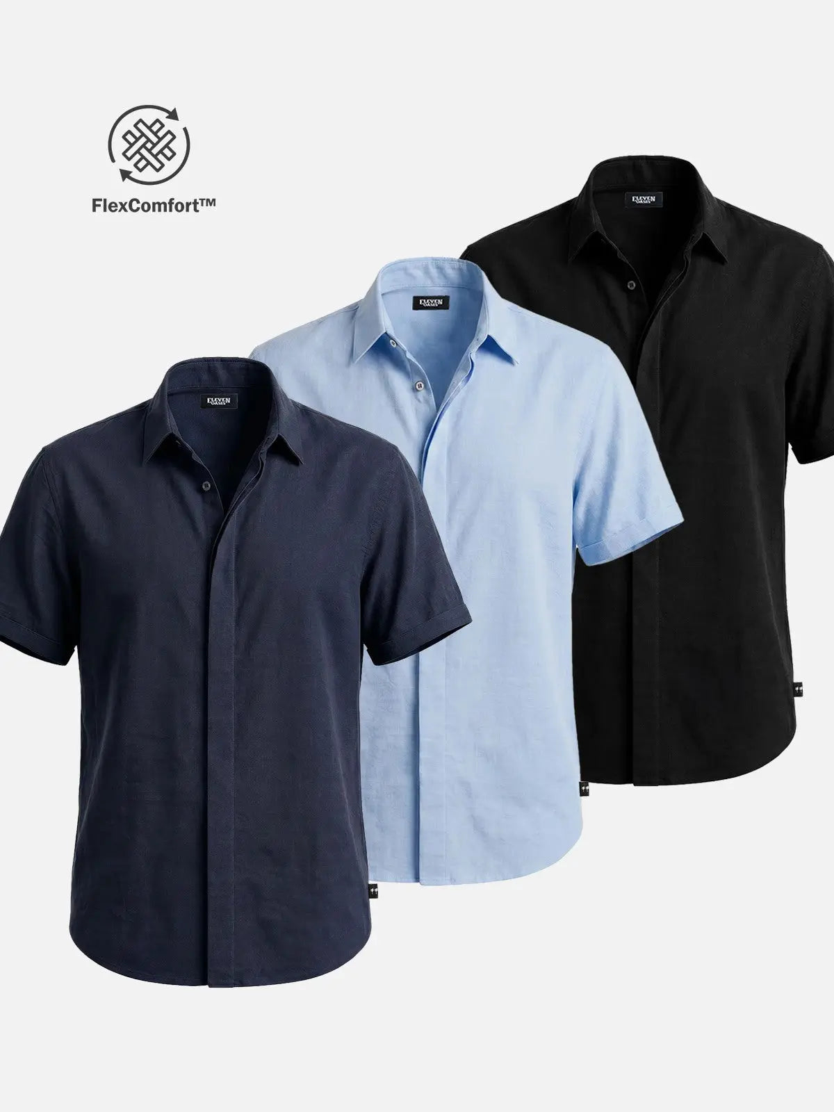 Men's FlexComfort? Classic Short Sleeve Shirt ElevenOasis