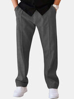 Men's Regular Fit Straight Leg Casual Pants Eleven Oasis