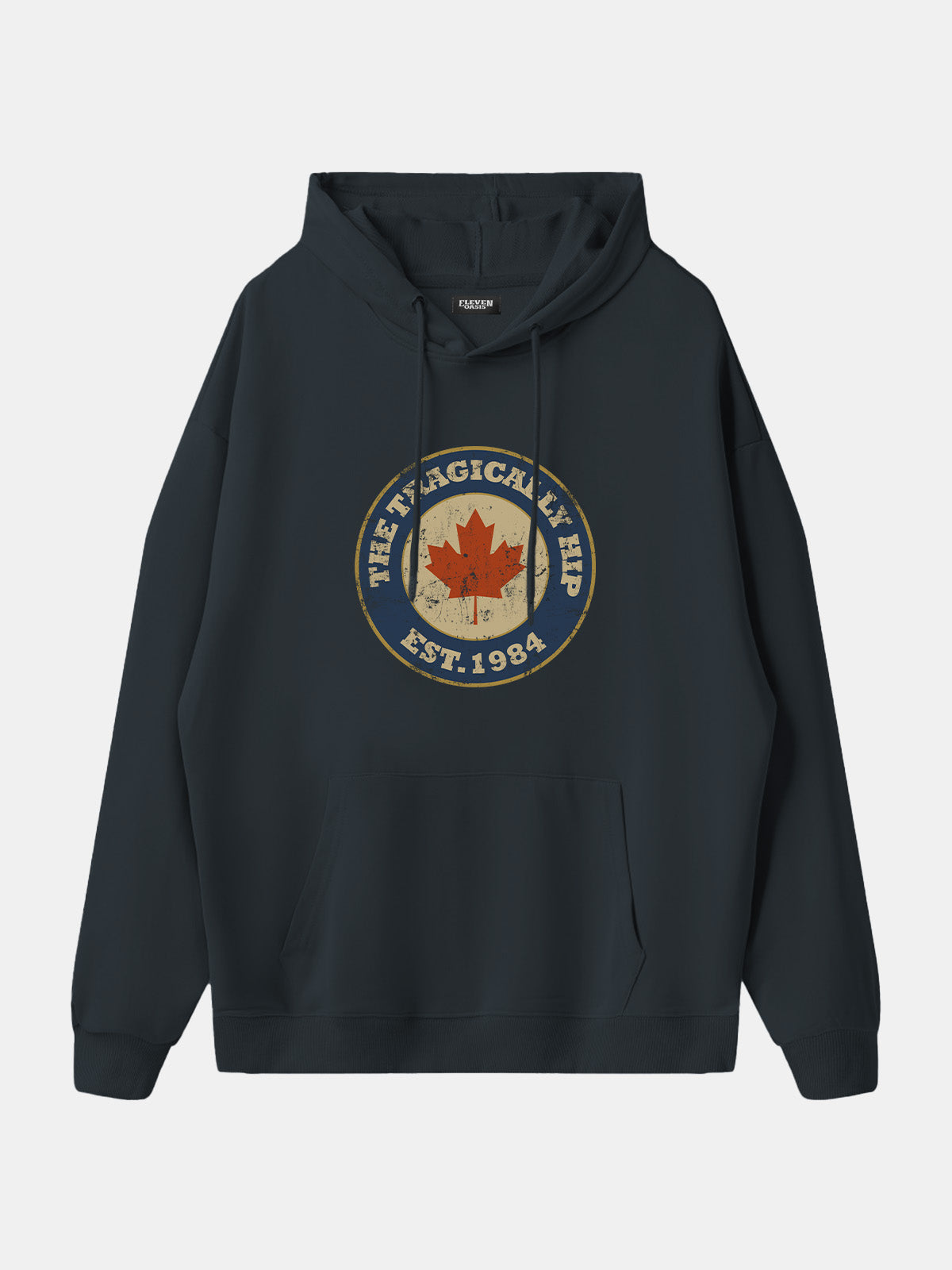 Tragically Hip Vintage Logo Hoodie Eleven Oasis