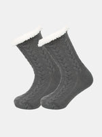 Thick Winter Plush-Lined Slipper Socks Eleven Oasis