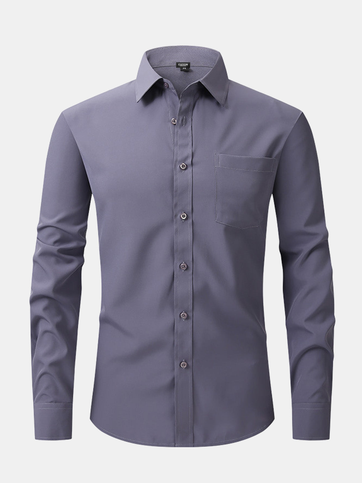 Men's Business Casual Long Sleeve Shirt Eleven Oasis