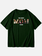 Custom Best Mom Ever Photo Cotton Short Sleeve T-Shirt Eleven Oasis