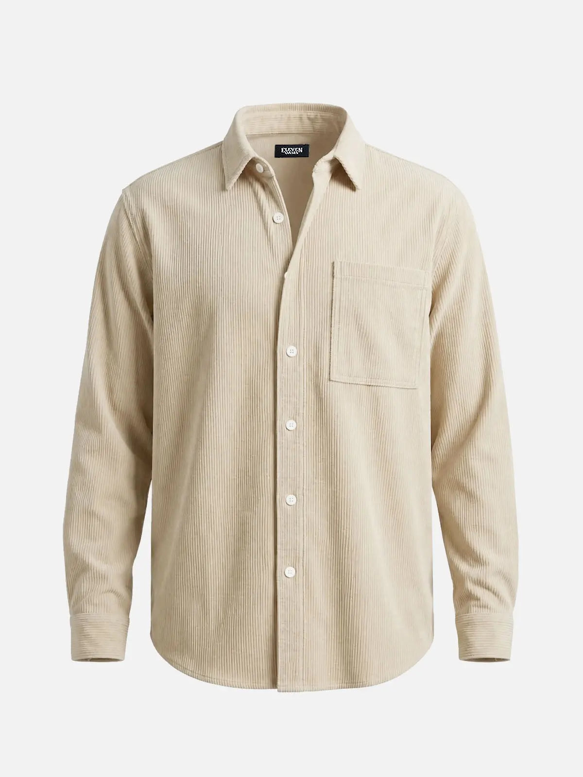 Men's Vintage Corduroy Regular Fit Overshirt Eleven Oasis