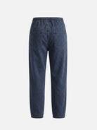 Men's Classic Straight-Leg Drawstring Denim Pants ElevenOasis