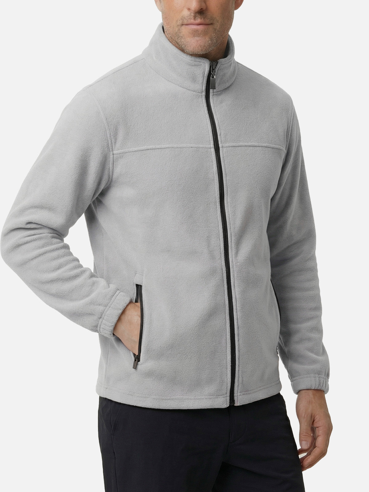 Men's Classic Fleece Zip-Up Jacket Eleven Oasis