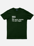 BBQ Not Vegan Definition Cotton T-Shirt Eleven Oasis