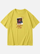Custom Mother's Day Photo Cotton Short Sleeve T-Shirt Eleven Oasis