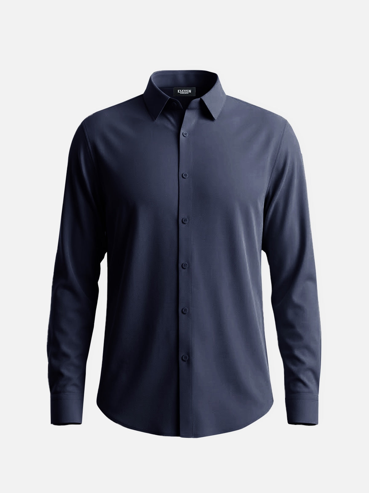 Men's Classic Solid Slim Fit Long Sleeve Shirt Eleven Oasis