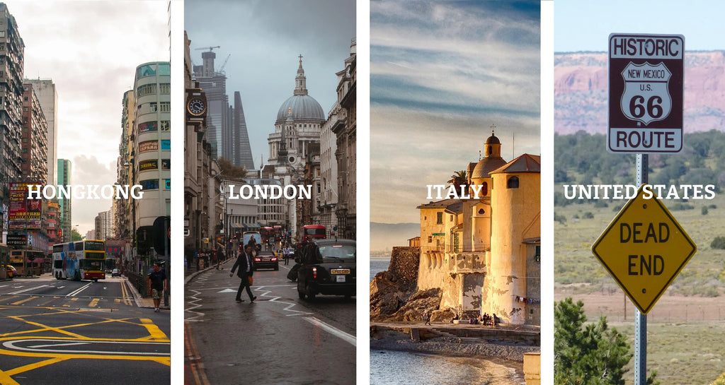 Eleven oasis around the world