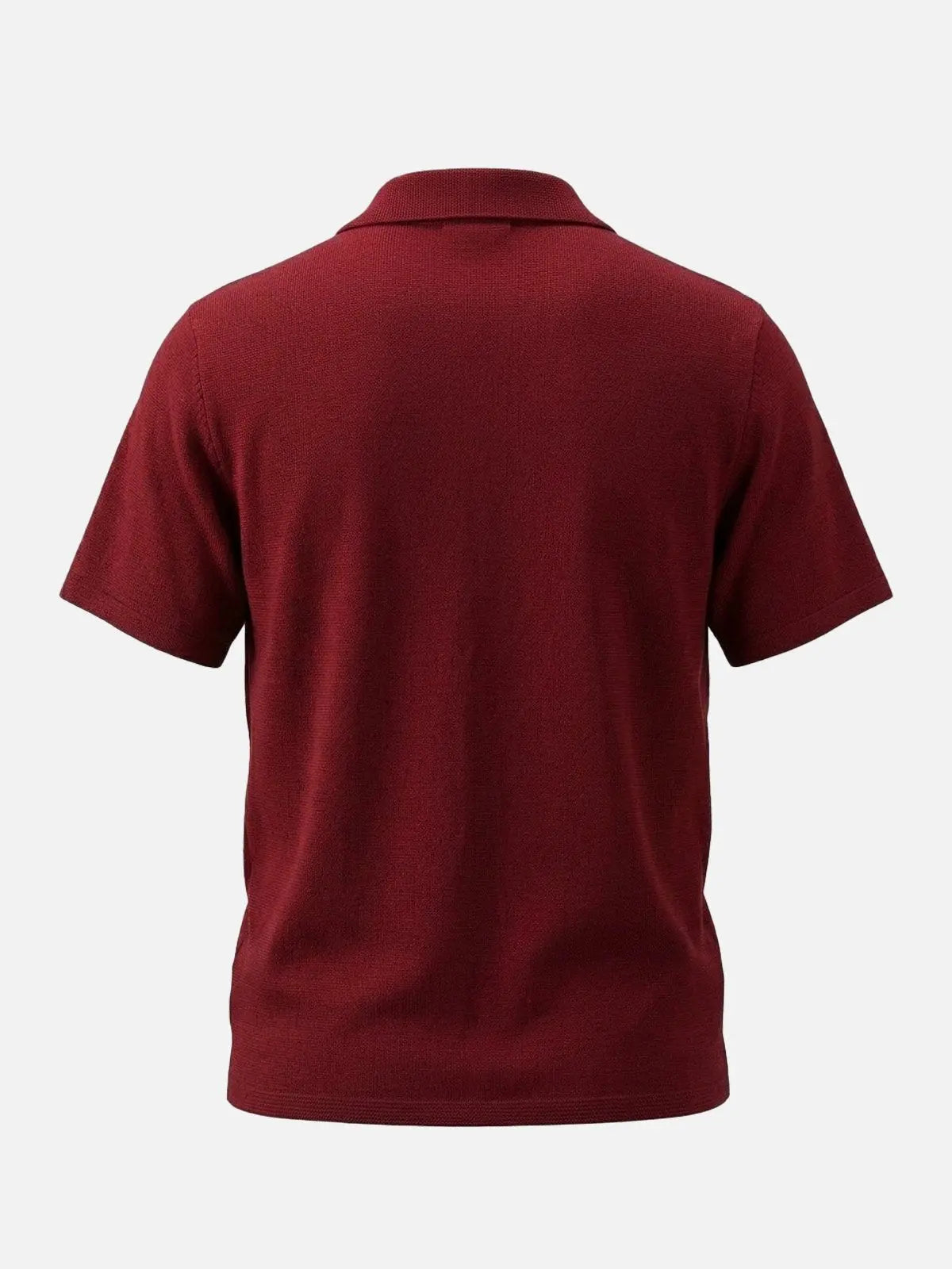 Men's Contrast Side Panel Short Sleeve Knit Shirt Eleven Oasis