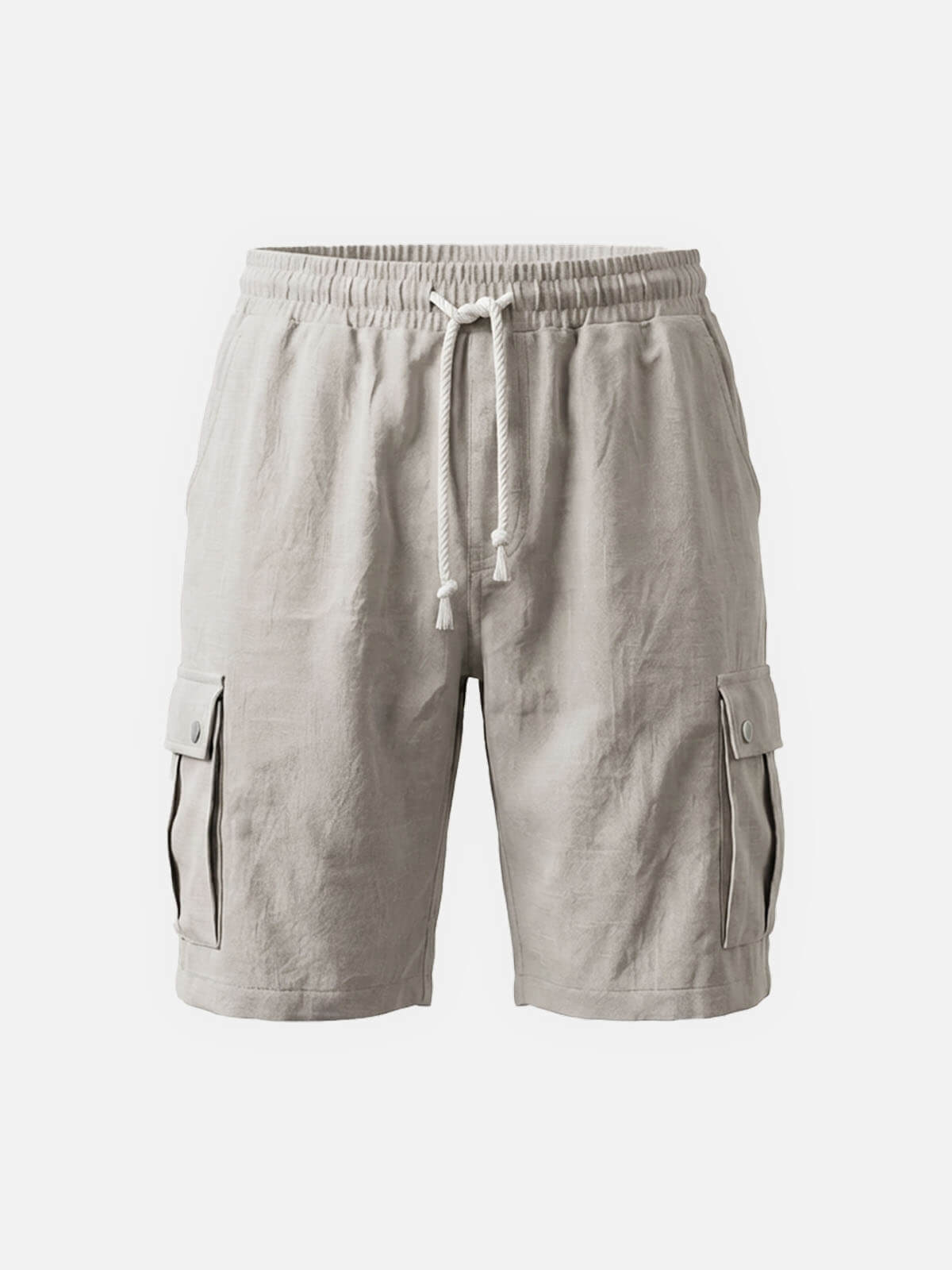 Men's Linen Blend Slim Fit Cargo Shorts Eleven Oasis