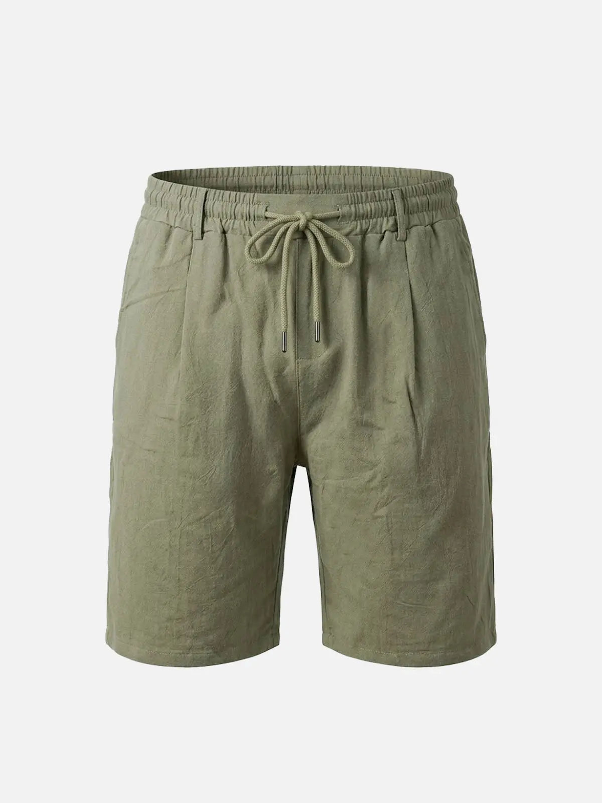 Men's Linen Cotton Blend Drawstring Shorts Eleven Oasis