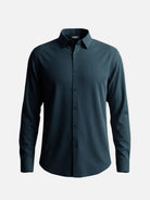 Men's Classic Solid Slim Fit Long Sleeve Shirt Eleven Oasis
