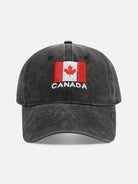 Men's Flag Embroidered Washed Baseball Cap Eleven Oasis