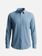 Men's Classic Solid Slim Fit Long Sleeve Shirt Eleven Oasis