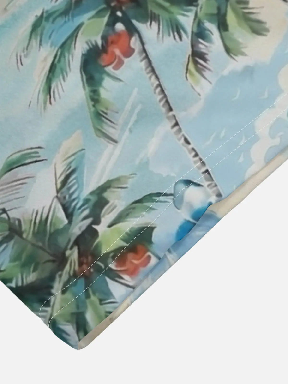 Tall Men's Vintage Island Hot Rod Short Sleeve Shirt Eleven Oasis