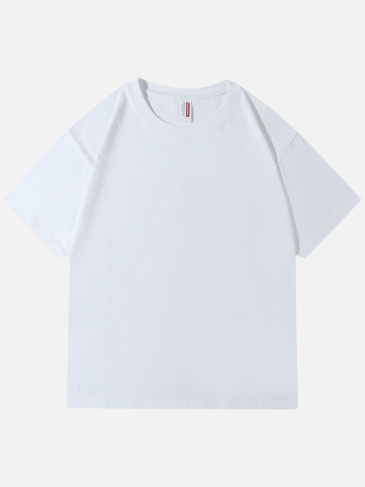 Men’s Solid Color Basic Cotton Round Neck Short Sleeve T - Shirt Soft Light Colors Eleven Oasis