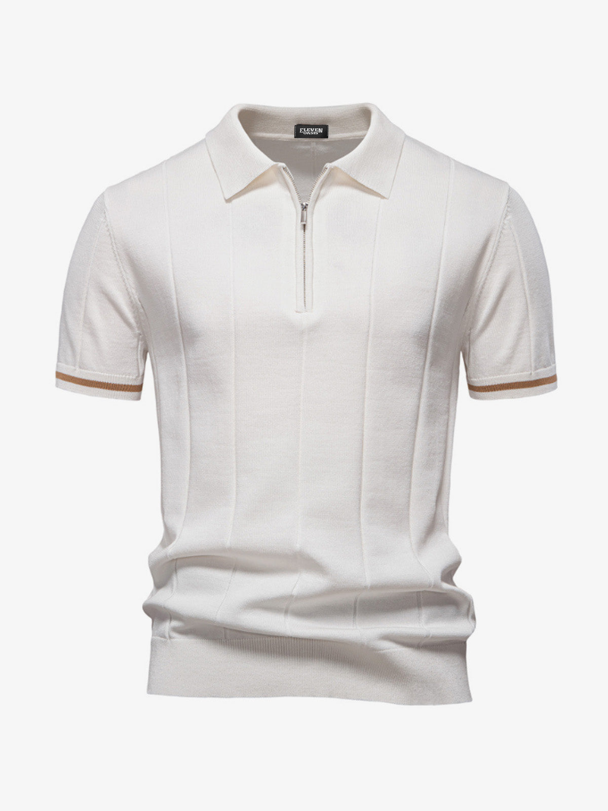 Men's Refined Slim Polo Knit Short Sleeve Shirt Eleven Oasis