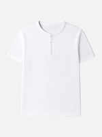 Men's Classic Cotton Henley T-Shirt Eleven Oasis