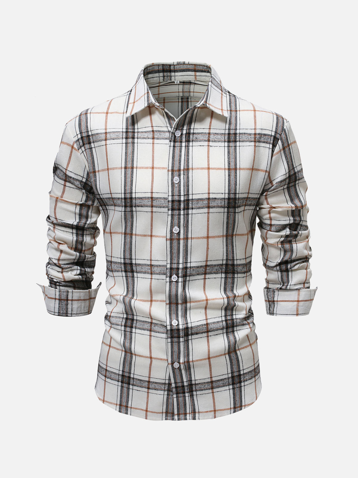 Men's Classic Plaid Long Sleeve Shirt Eleven Oasis