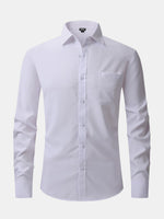 Men's Business Casual Long Sleeve Shirt Eleven Oasis