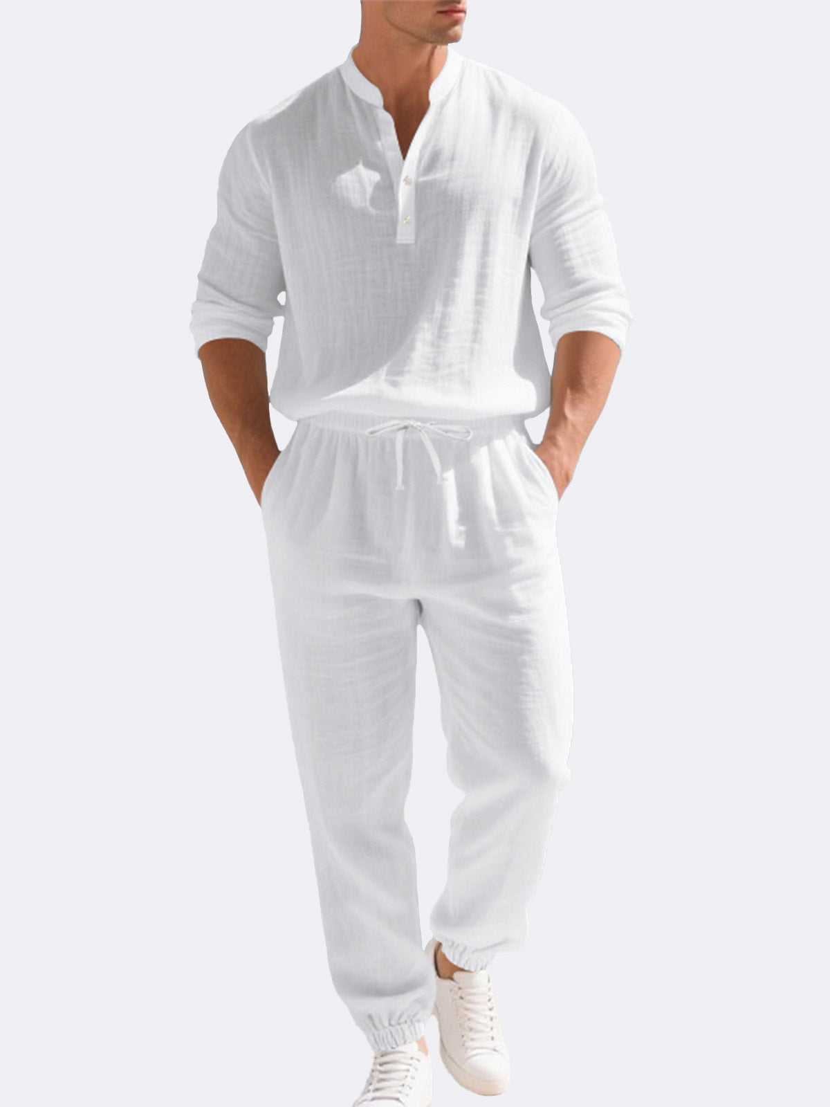 Men's Linen Long Sleeve Set Eleven Oasis