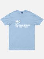 BBQ Not Vegan Definition Cotton T-Shirt Eleven Oasis