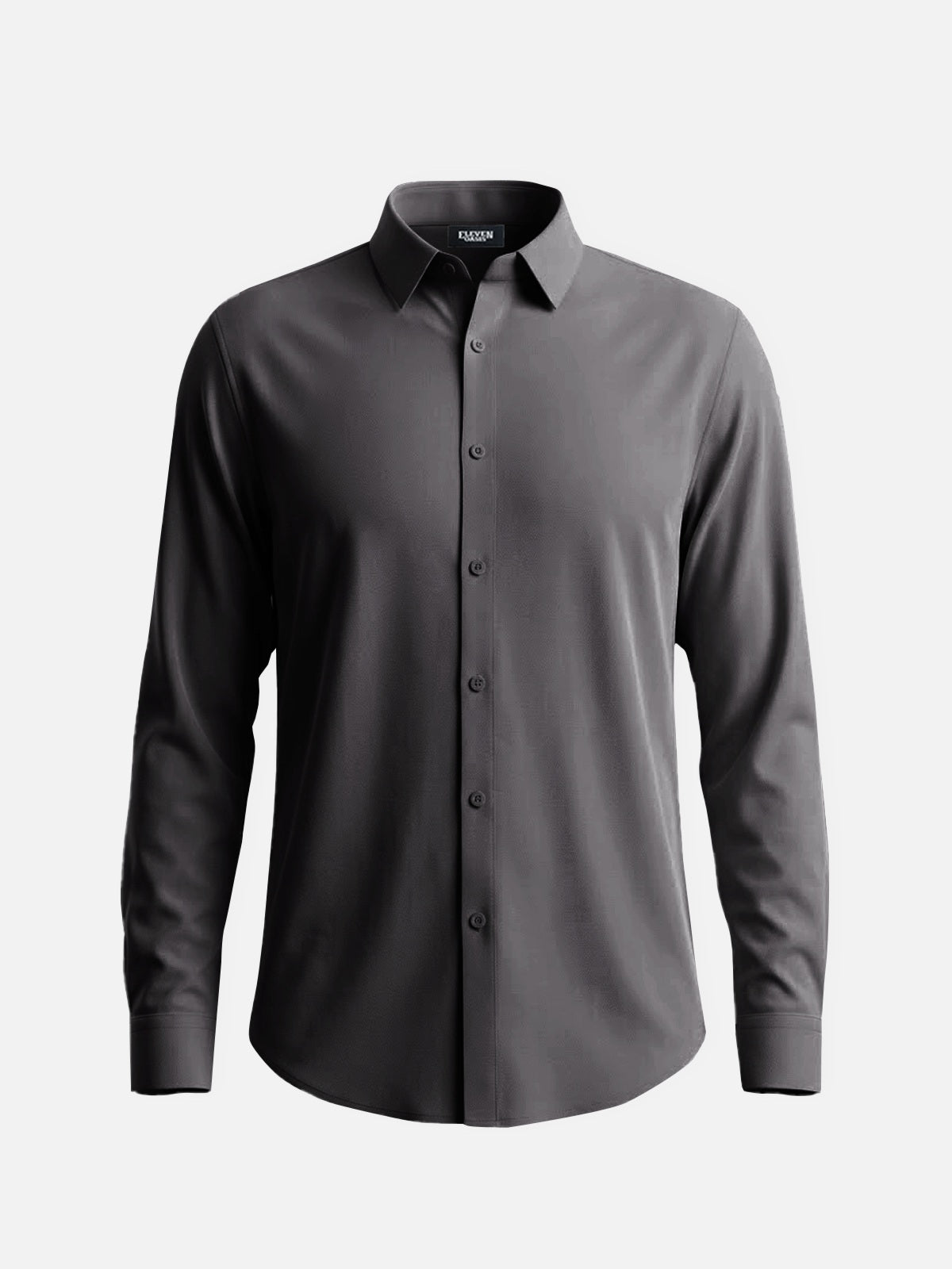 Men's Classic Solid Slim Fit Long Sleeve Shirt Eleven Oasis